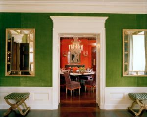 Tory Burch - Green Living Room looking into Dining Room.jpg